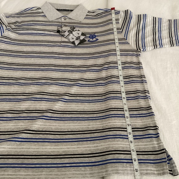 Bobby Jones 1927 Polo Shirt Mens Large St Andrew’s Links Stripe 100% Cotton NWT - Picture 12 of 13